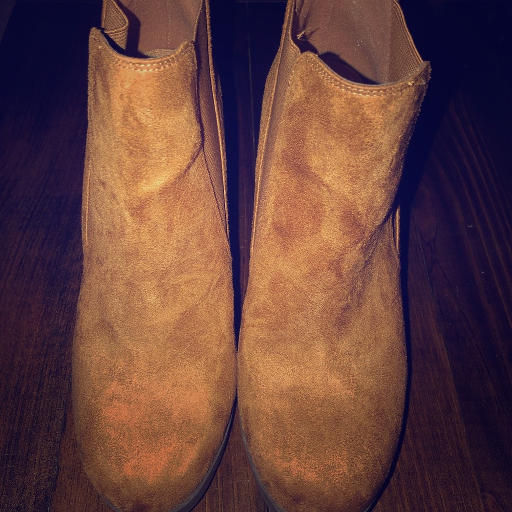 Brown booties